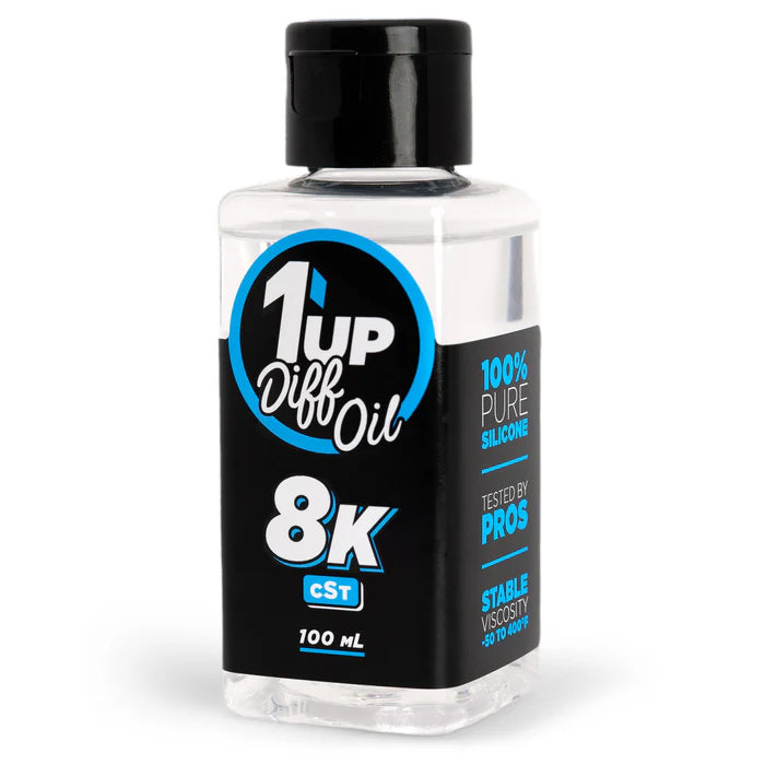 1UP110008 110008 Pure Silicone Diff Oil, 100ml, 8K CST
