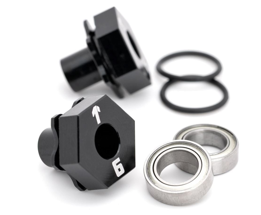 1UP15536 15536 Direct Hex Hub Axles, Associated TC8, 6mm (2)