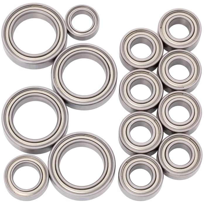 1UP450075 450075 Cv2 Pro Ball Bearing Set, Ceramic / Chrome, Mugen MTC2