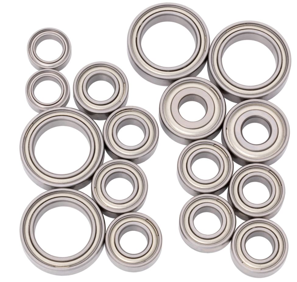 1UP450941 450941 Cv2 Pro Ball Bearing Set, Ceramic / Chrome, XRay XB2'25