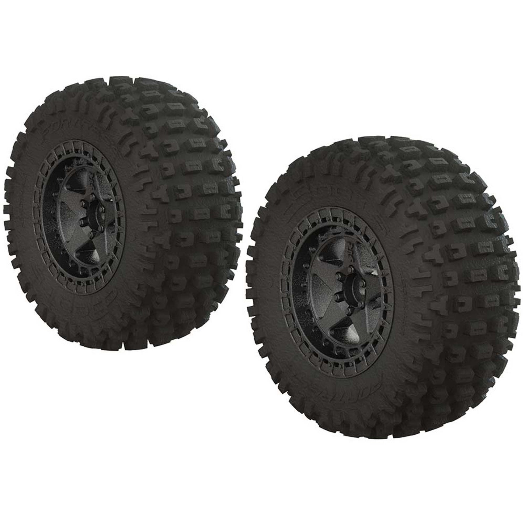 AR550043 AR550043 dBoots Fortress SC 2.2/3.0 Tires & Wheels, 14mm, Blk Chrome