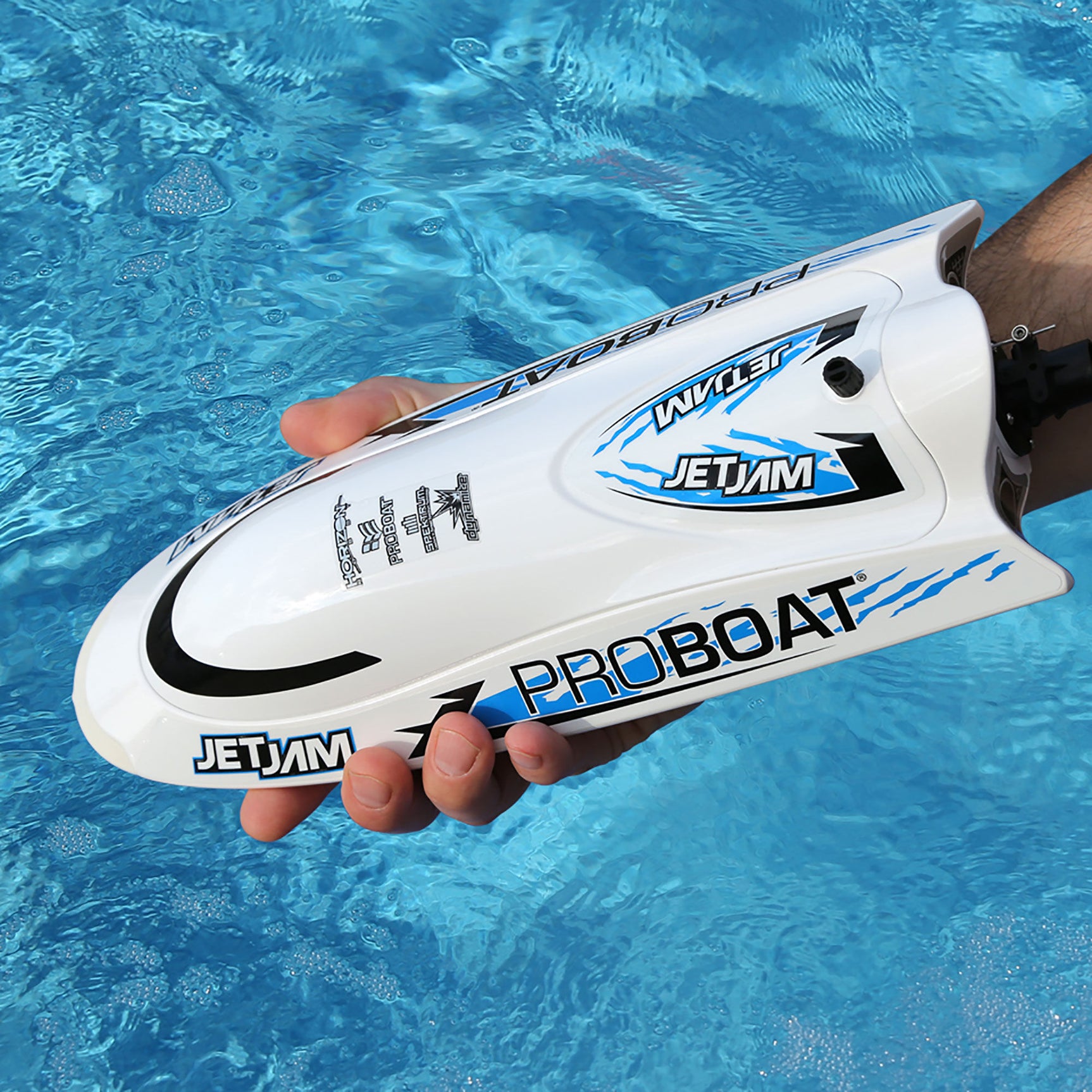 Jet Jam 12" Pool Racer RTR, White