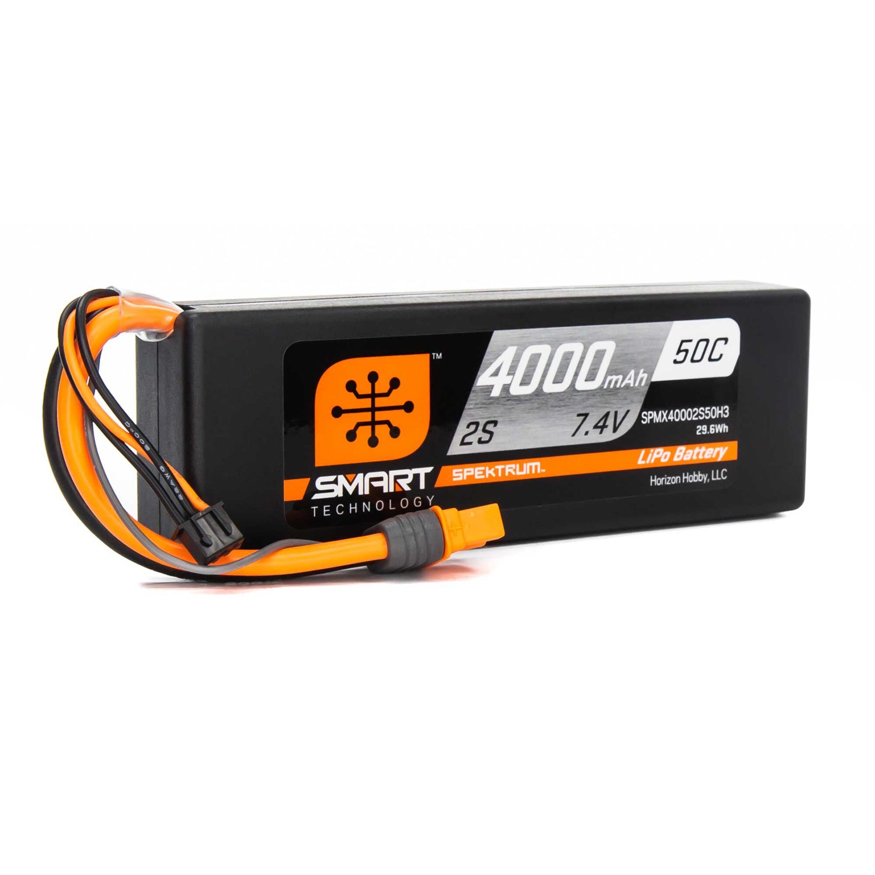SPMX40002S50H3 SPMX40002S50H3 Smart G3 7.4V 2S LiPo Battery w/ IC3, 4000mAh 50C