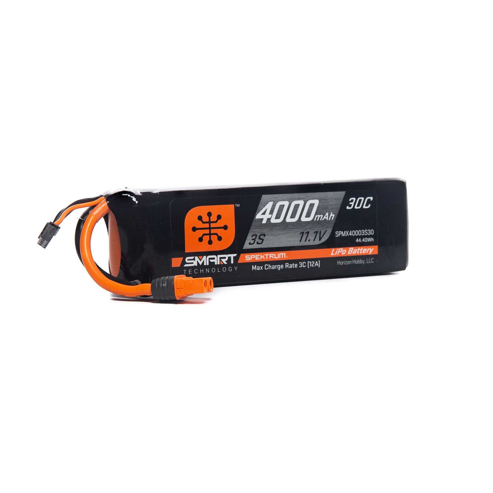 IC3 3S 11.1V Smart LiPo Battery, 30C 4000mAh