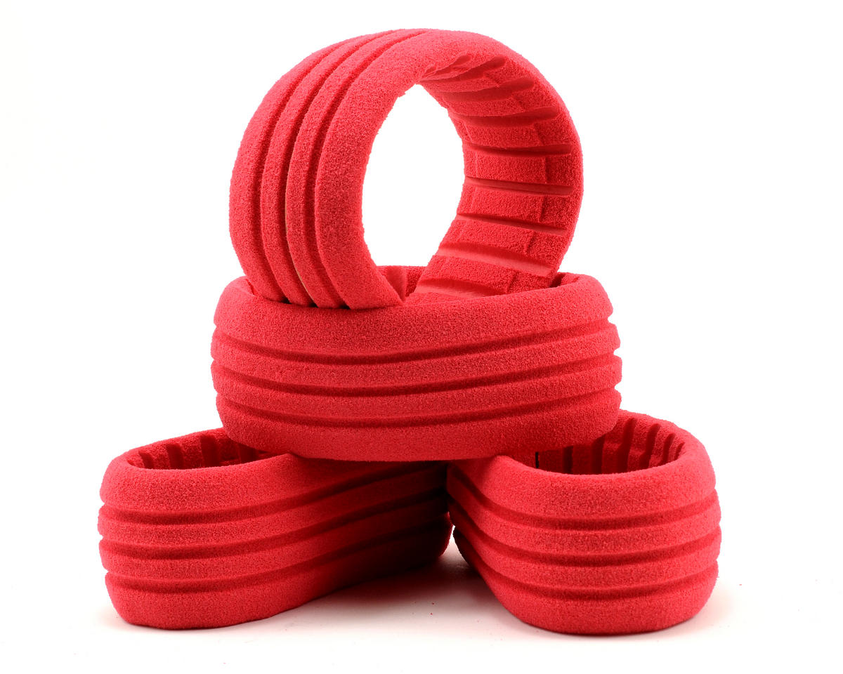 AKA34001S 34001S 1/8 Buggy Grooved Foam Insert, Red (4)