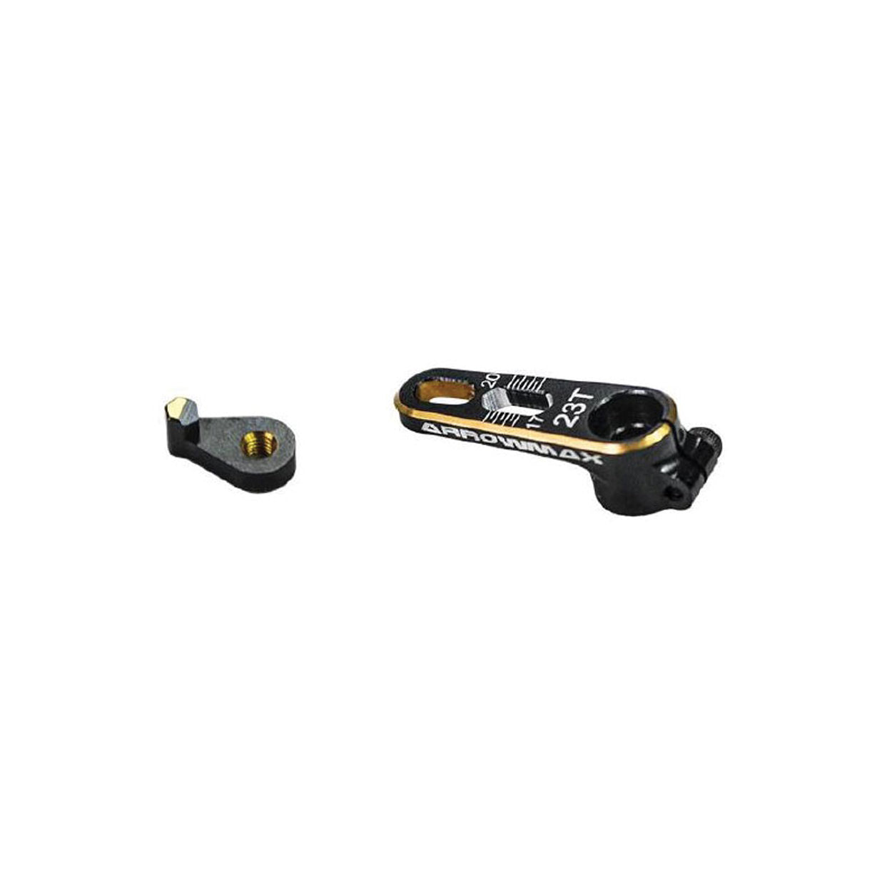 AMXAM030106 AM030106 Alloy Servo Horn, 23T, Black/Golden