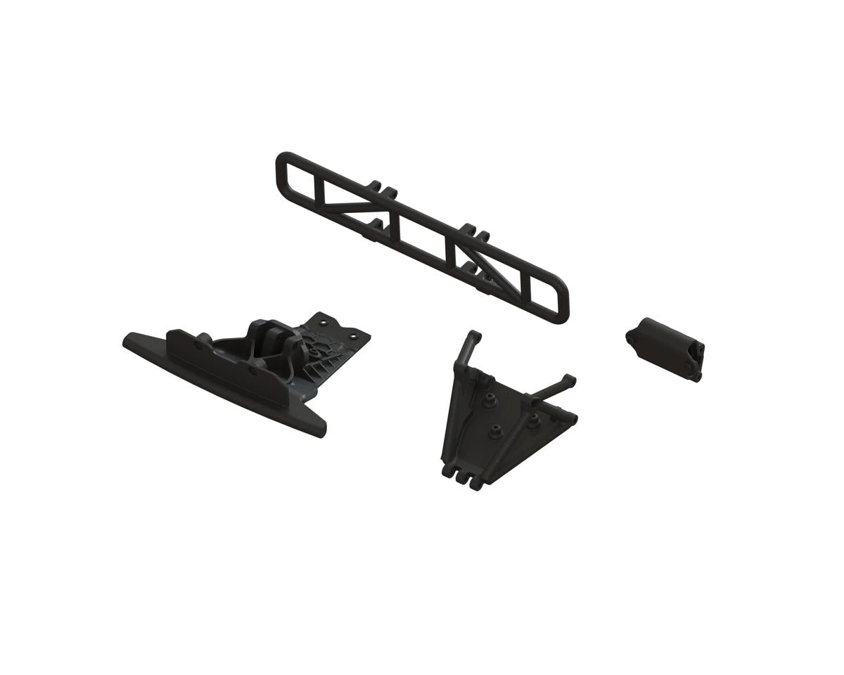 ARA-1577 ARA-1577 Lower Skid Plate & Bumper Set, Black