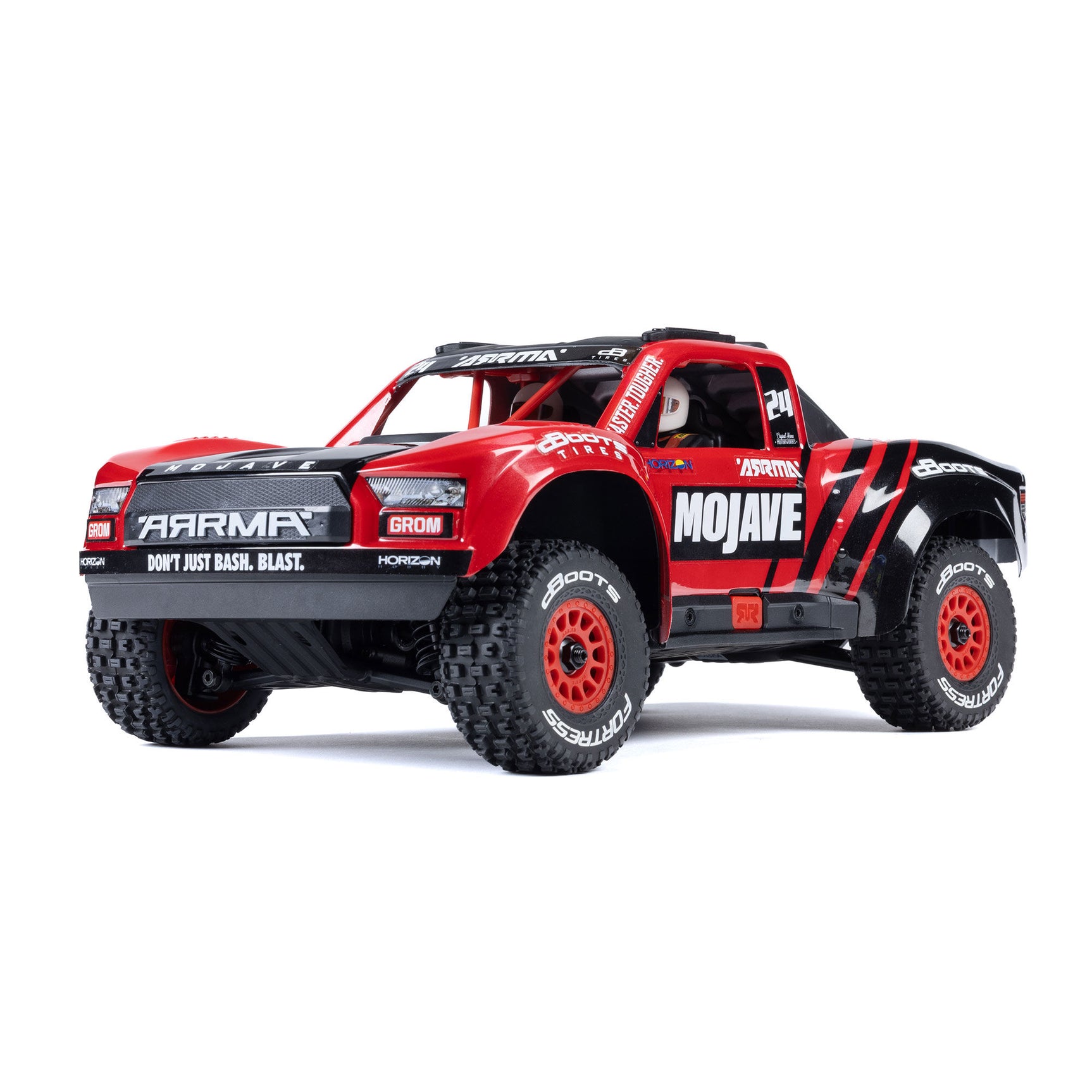 ARA2104T1 ARA2104T1 Mojave GROM Mega 380 1/18 4X4 Desert Truck RTR, Red/Black