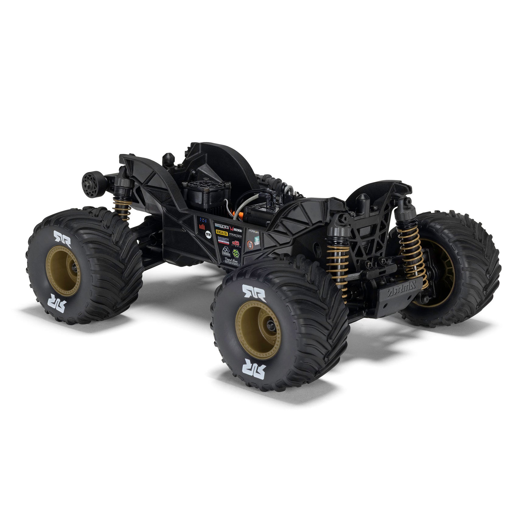 Gorgon Grom 1/16 4X4 Monster Truck RTR Combo, Yellow