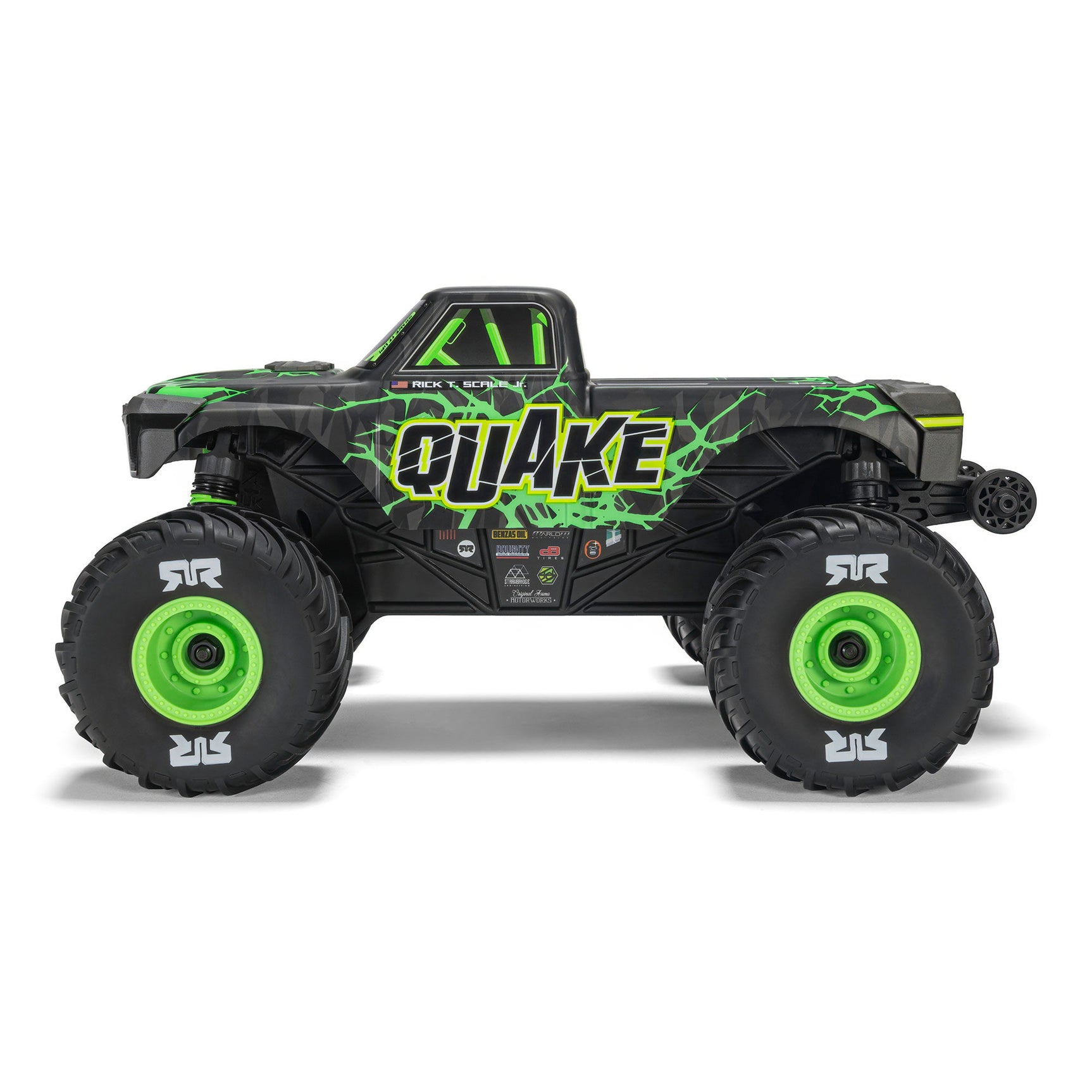Quake Grom 1/16 4X4 Monster Truck RTR Combo, Green