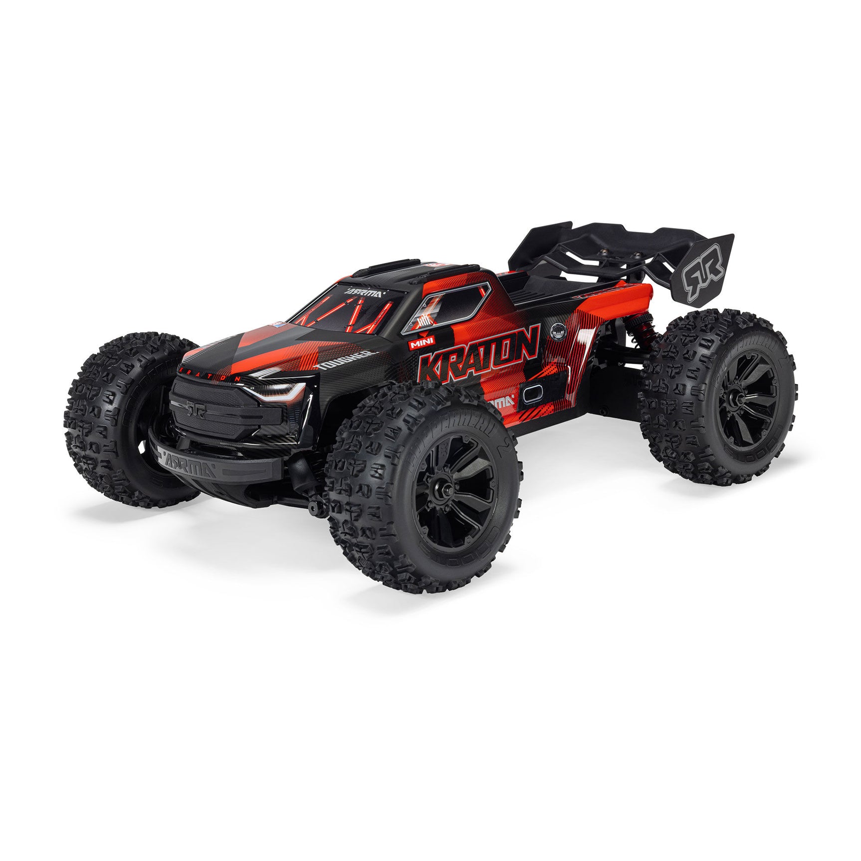 ARA2508T1 ARA2508T1 Mini Kraton 3S DSC 4X4 1/16 Speed Truck RTR, Black/Red