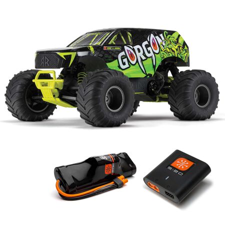 ARA3230ST1 ARA3230ST1 GORGON 1/10 2WD Monster Truck RTR, Yellow