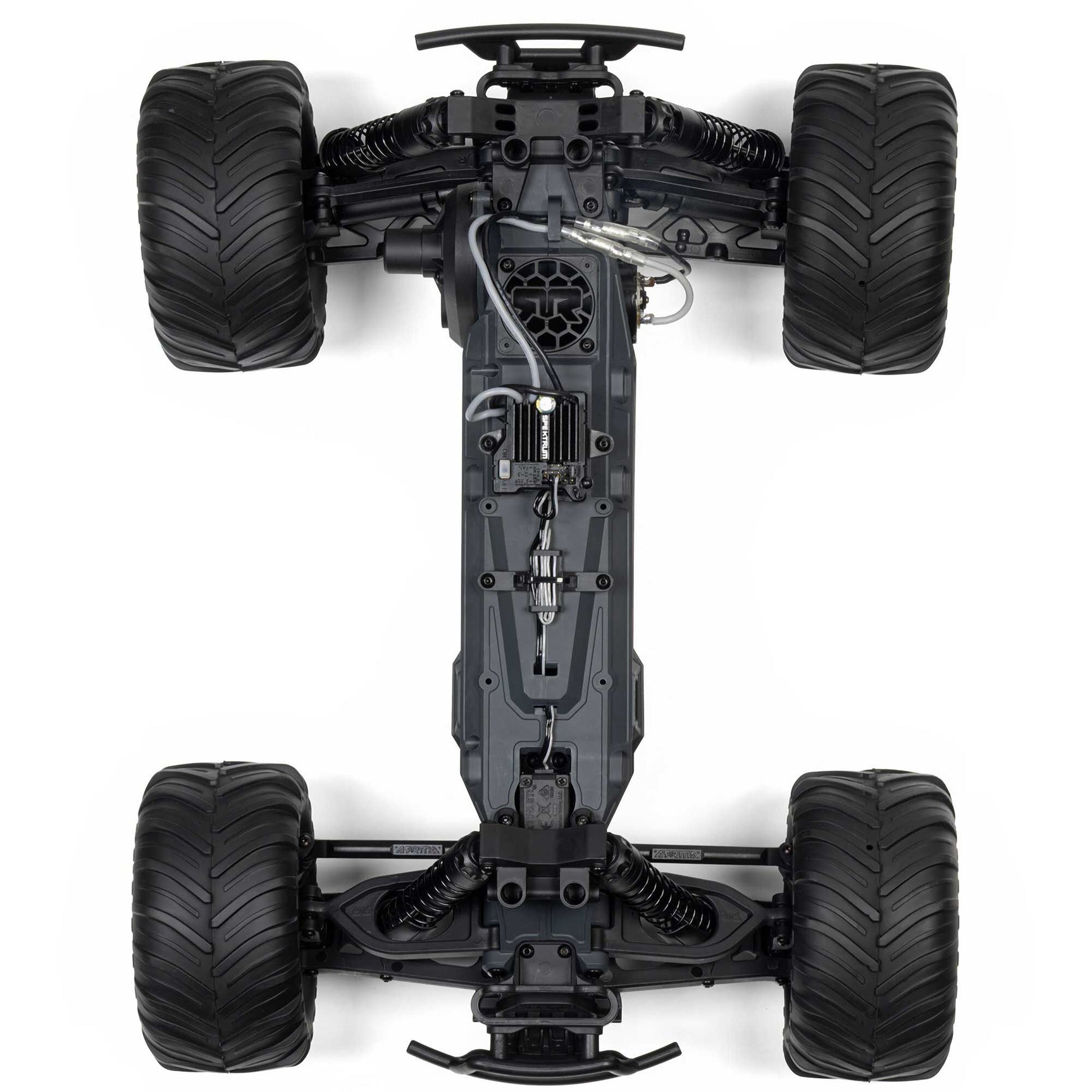 GORGON 1/10 2WD Monster Truck RTR Combo, Gun Metal
