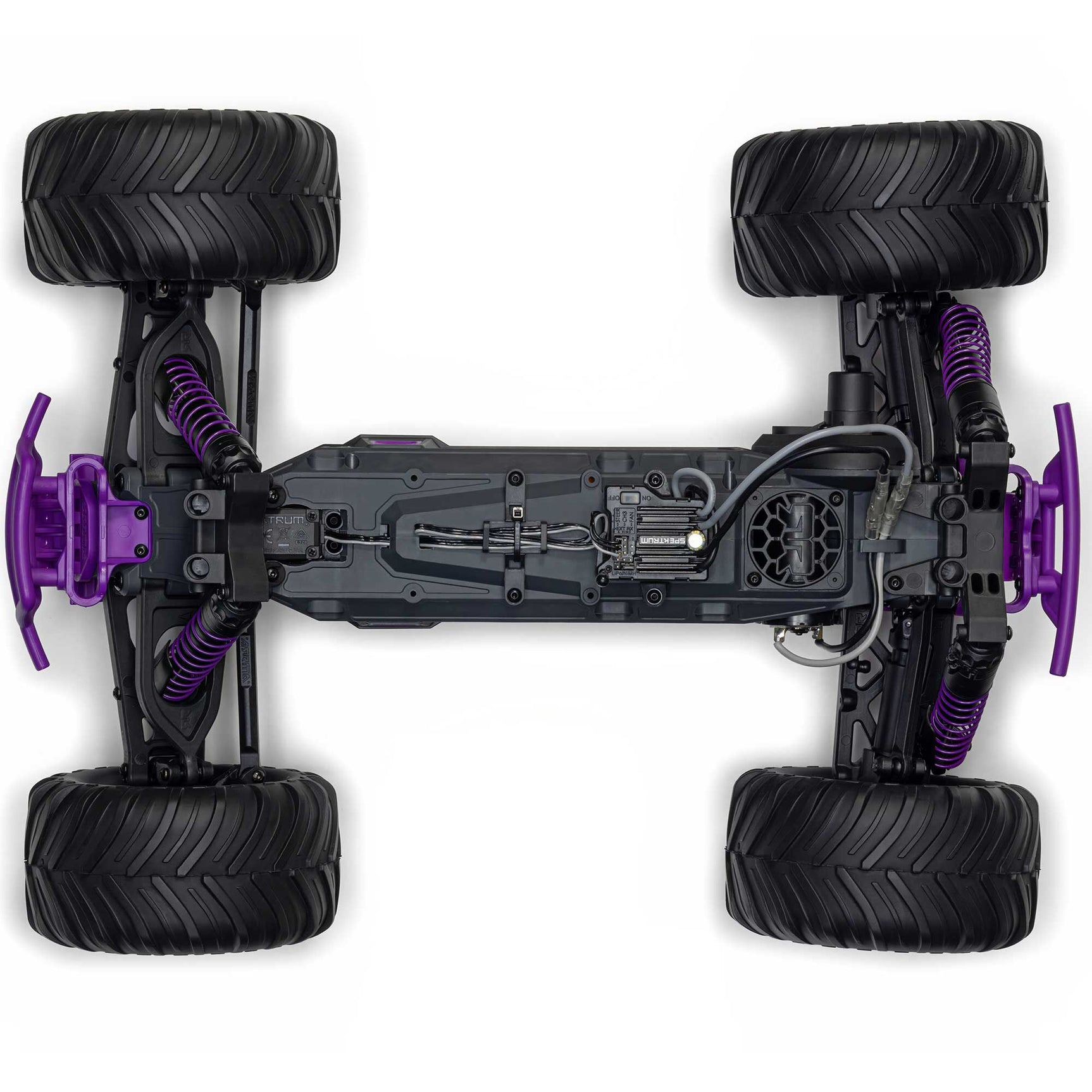 GORGON 1/10 2WD Monster Truck RTR Combo, Purple