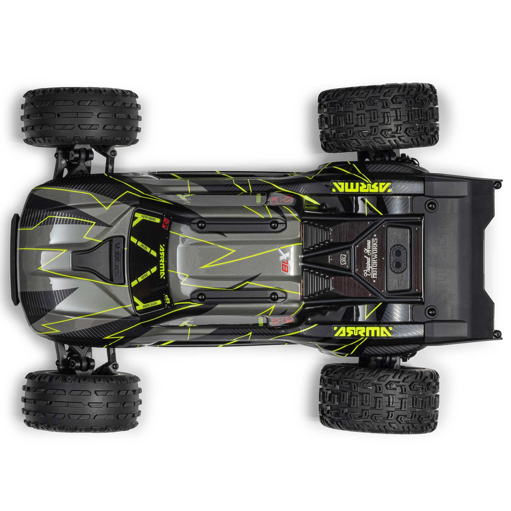 Vorteks 223S BLX 1/10 2WD Stadium Truck RTR, Yellow