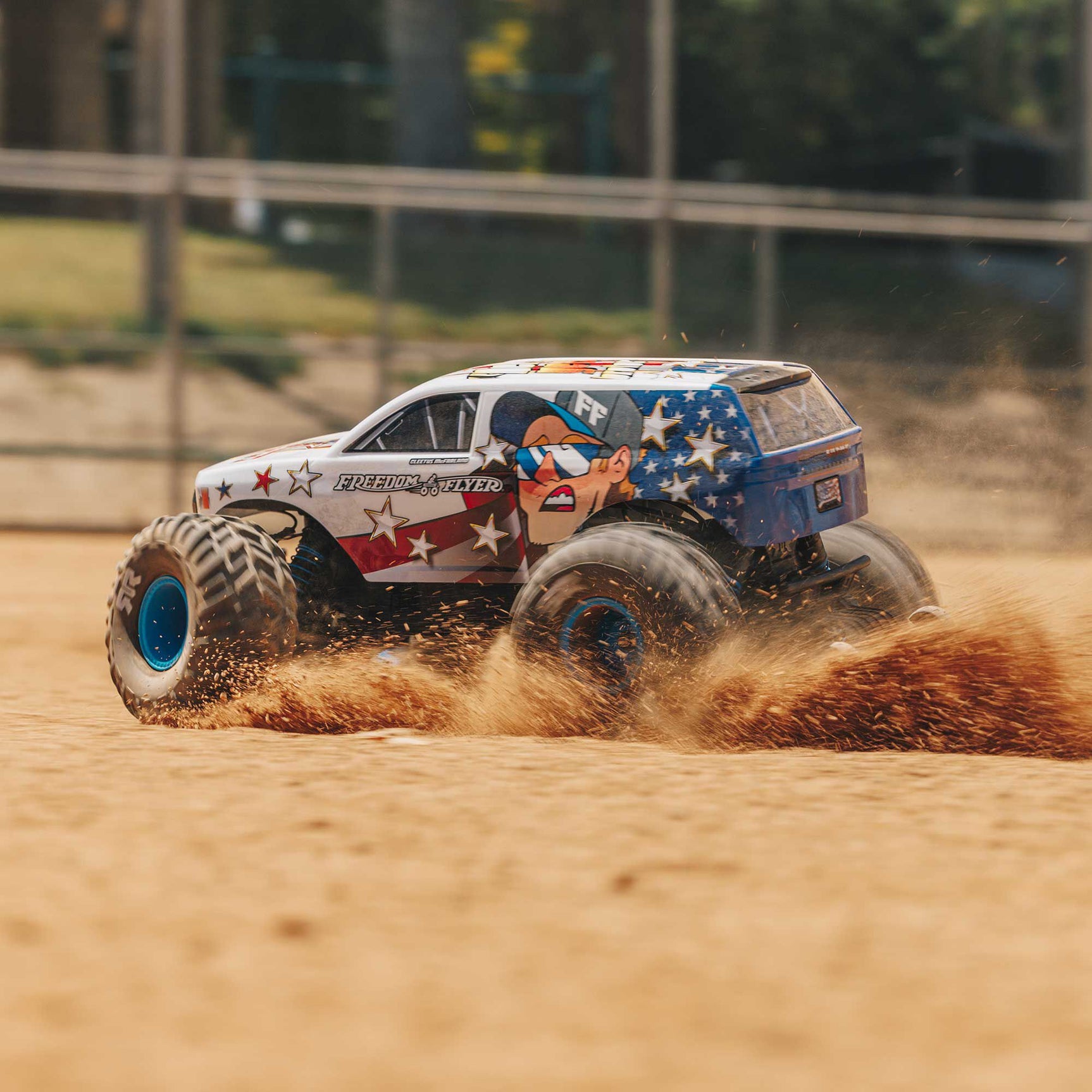 Freedom Flyer 223S Brushless 1/10 2WD Monster Truck RTR w/ Battery & Charger, White