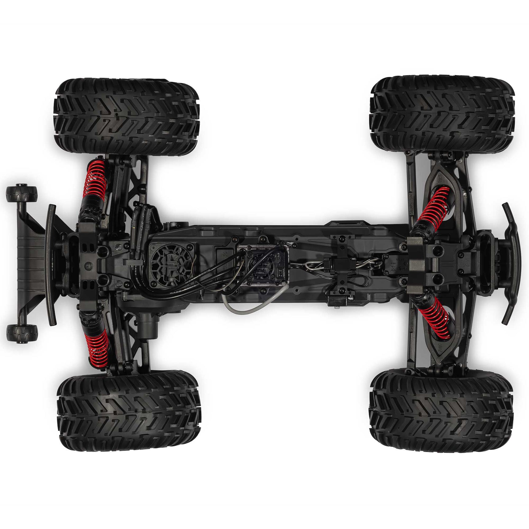 GORGON 223S Brushless 1/10 2WD Monster Truck RTR, Red/Black