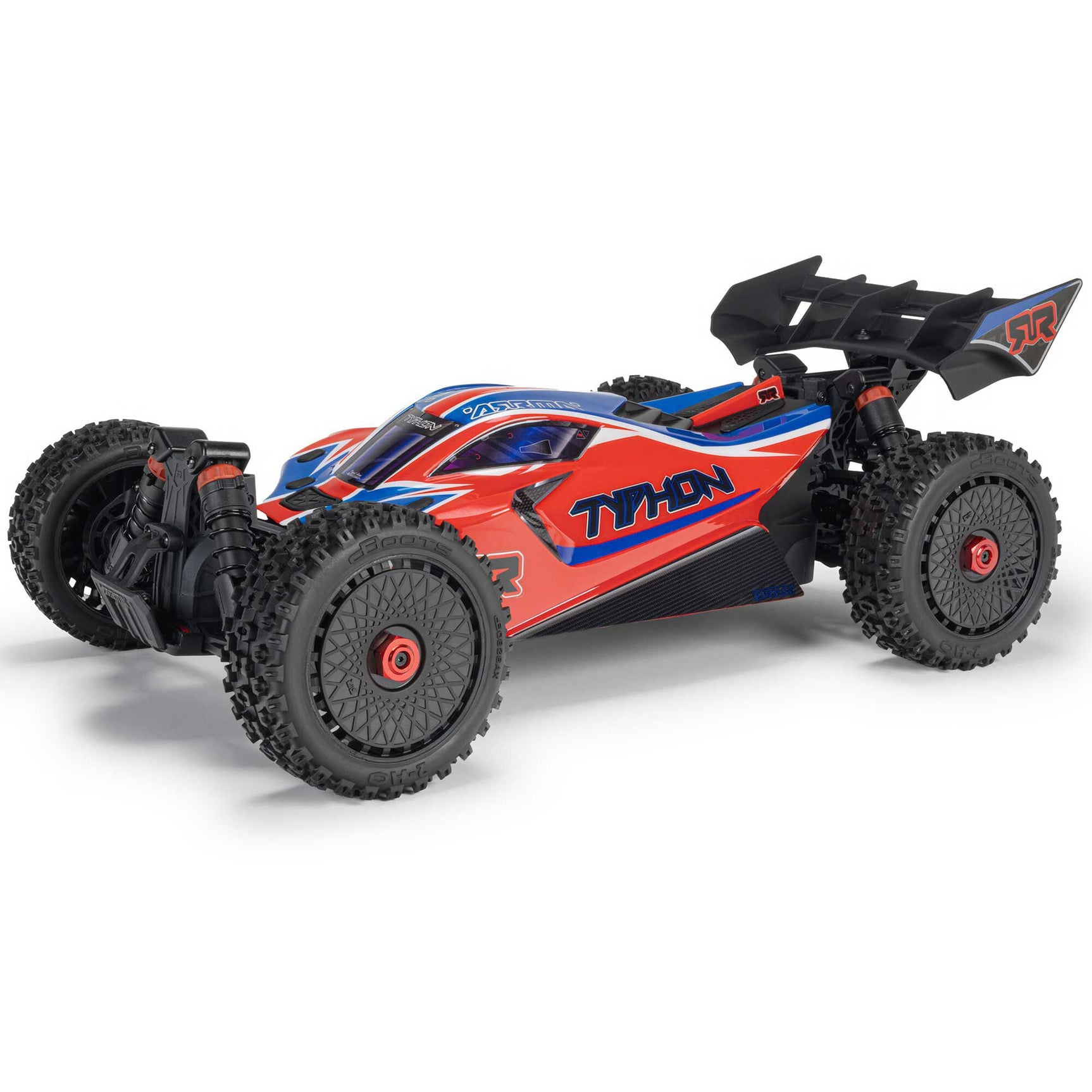 ARA4206V4T3 ARA4206V4T3 Typhon 4X4 665 MEGA 1/8 Buggy RTR, Red