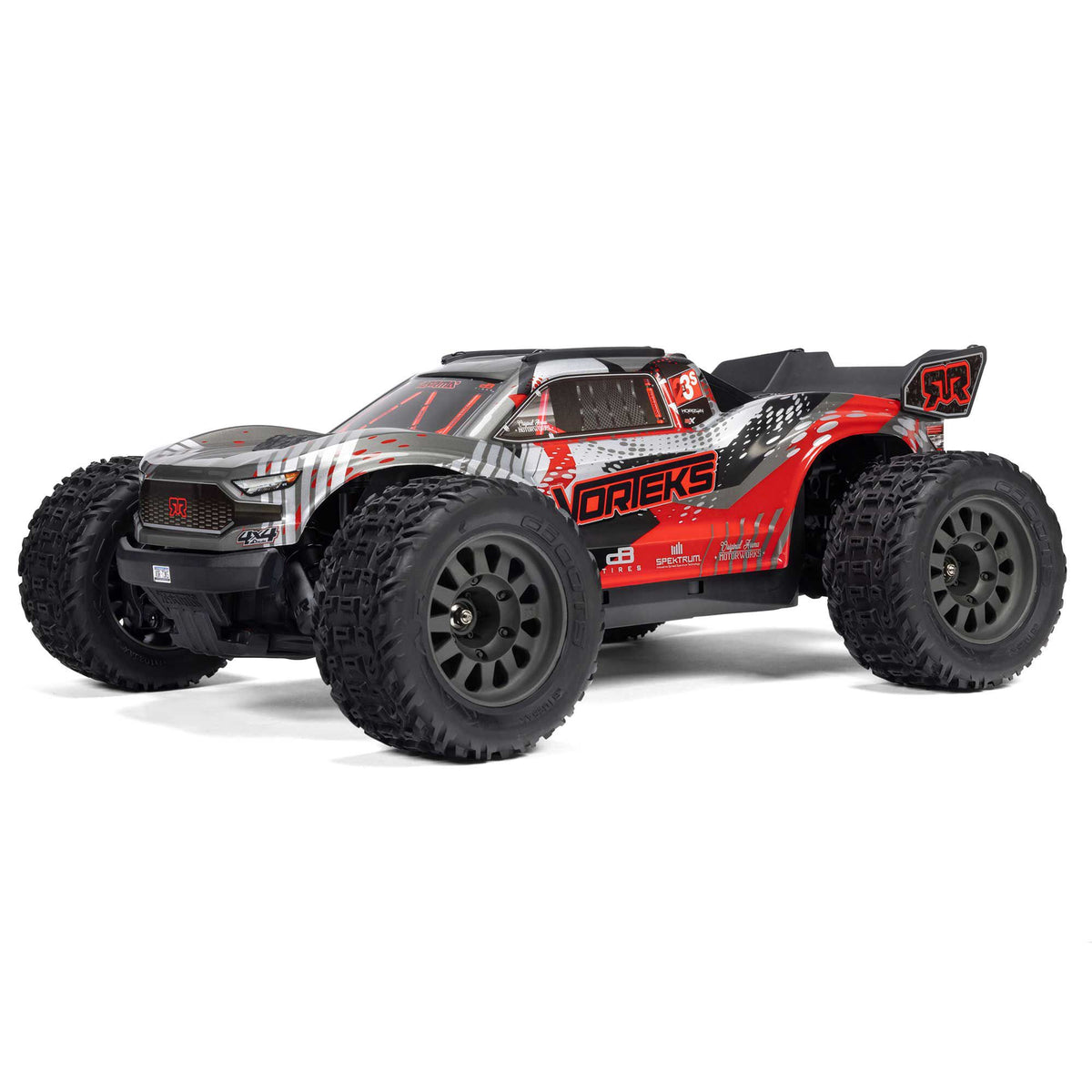 ARA4305V4T1 ARA4305V4T1 Vorteks 223S DSC Brushless 1/10 4X4 Stadium Truck RTR, Red