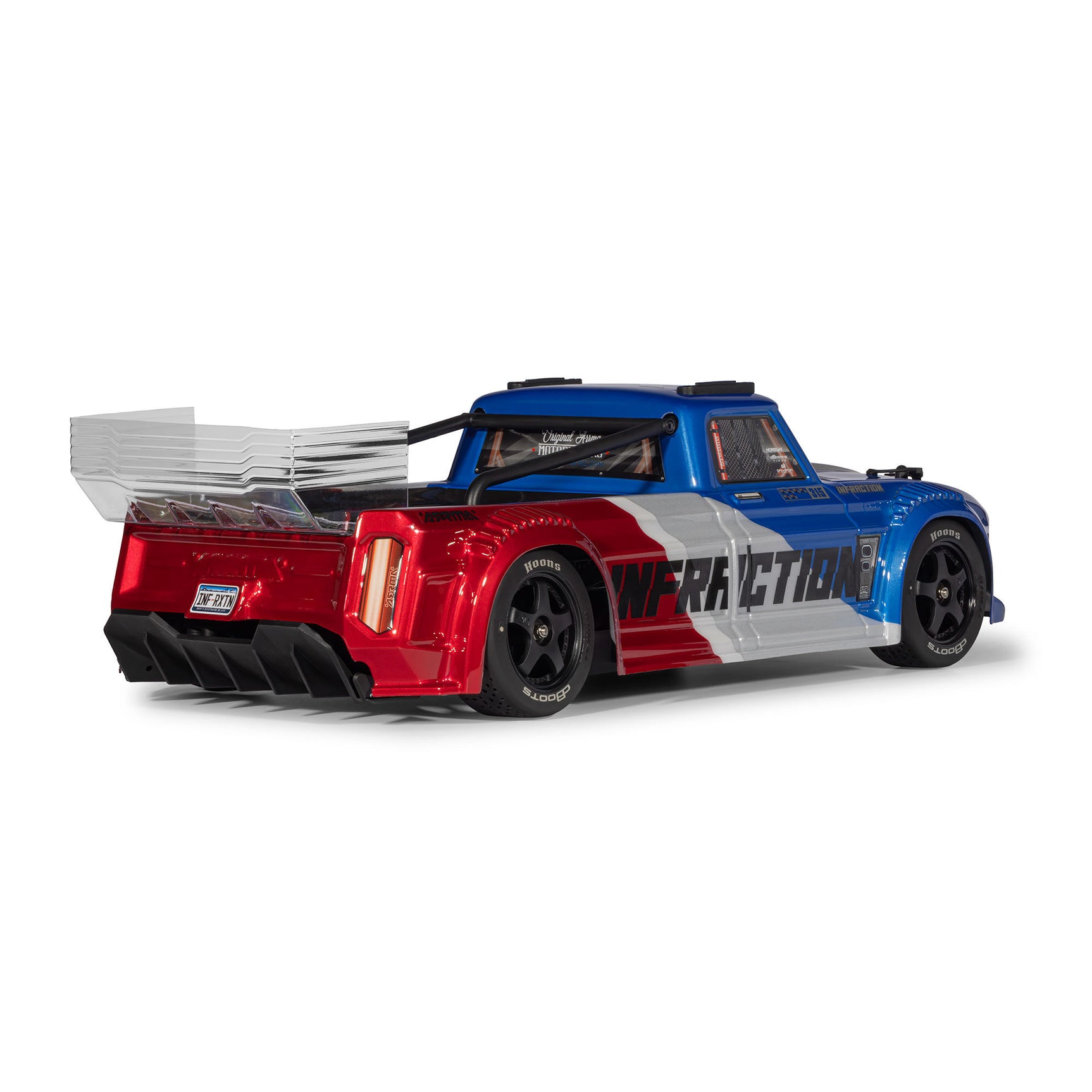 Infraction 223S DSC 1/8 4X4 Street Bash Truck RTR, Blue/Red