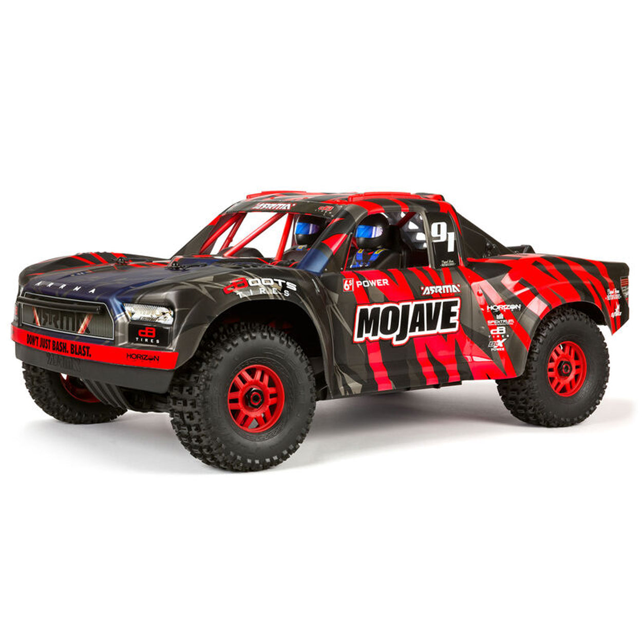 ARA7604V2T2 ARA7604V2T2 Mojave V2 6S BLX 1/7 4X4 Desert Truck RTR, Red