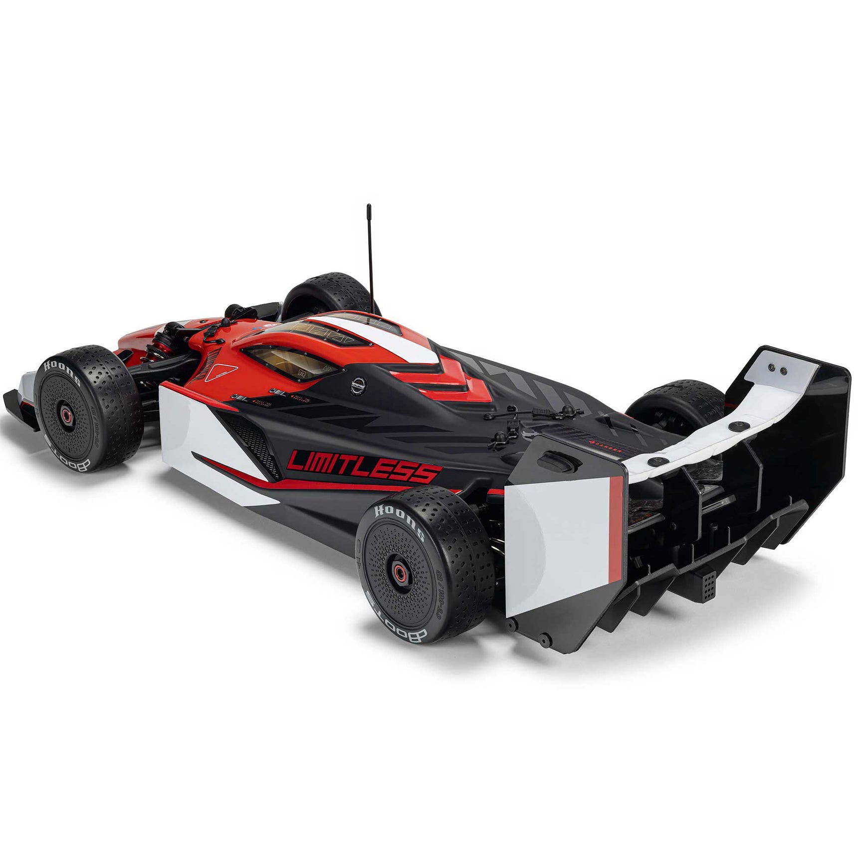 Limitless 1/7 4WD 8S Speed Machine RTR, Red/Black