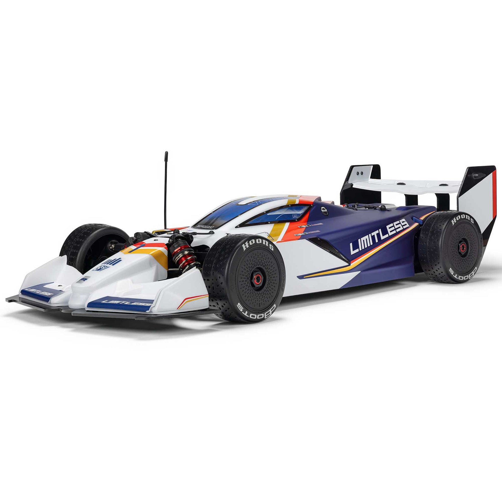 ARA7816T2 ARA7816T2 Limitless 1/7 4WD 8S Speed Machine RTR, White/Blue
