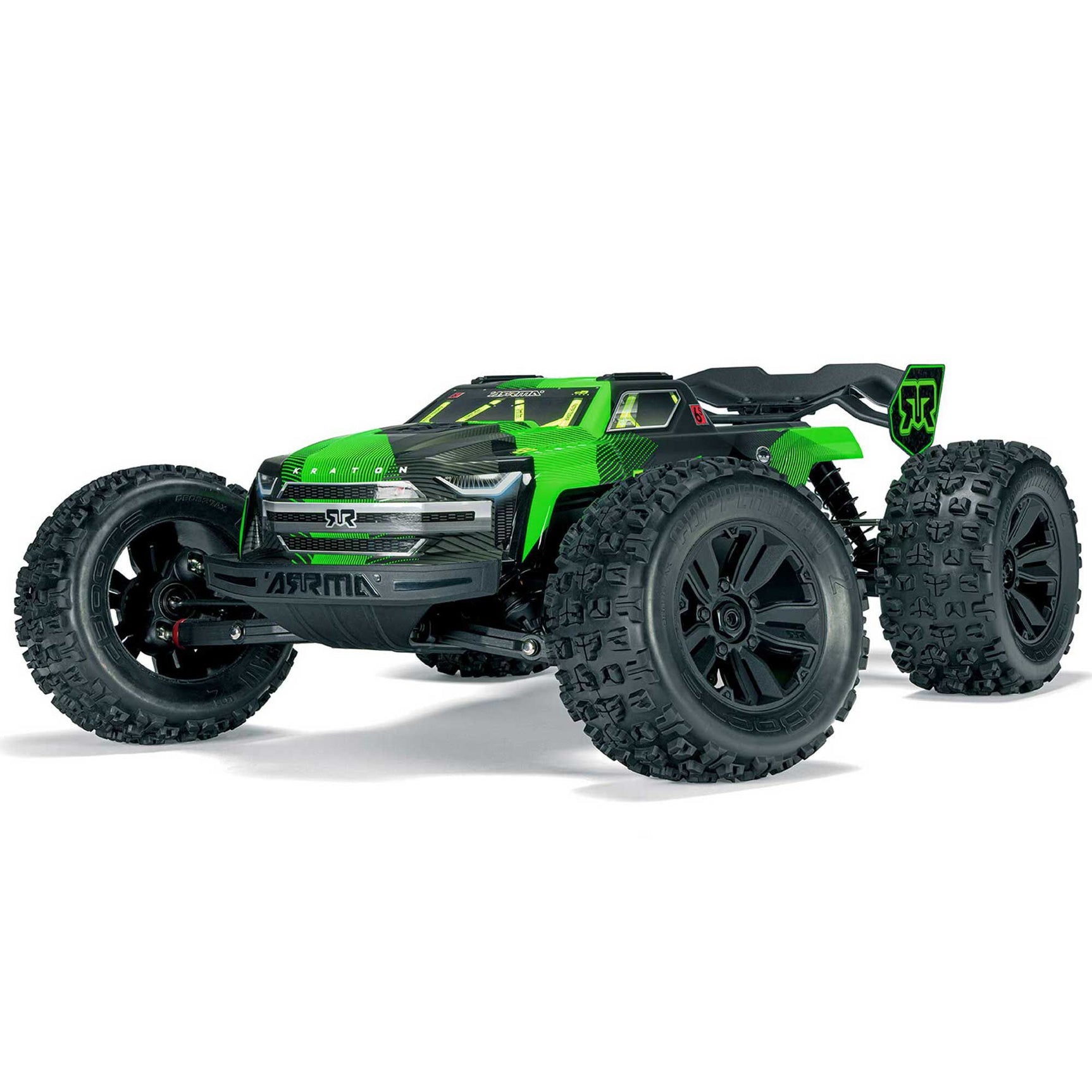 ARA8608V6T3 ARA8608V6T3 Kraton 4X4 6S BLX Brushless V6 Speed Truck RTR, Green/Black