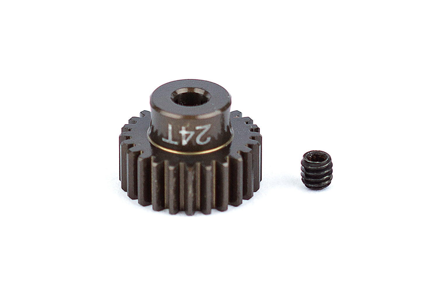 ASC1342 1342 Factory Team Aluminum Pinion Gear, 1/8in Shaft, 48P 24T