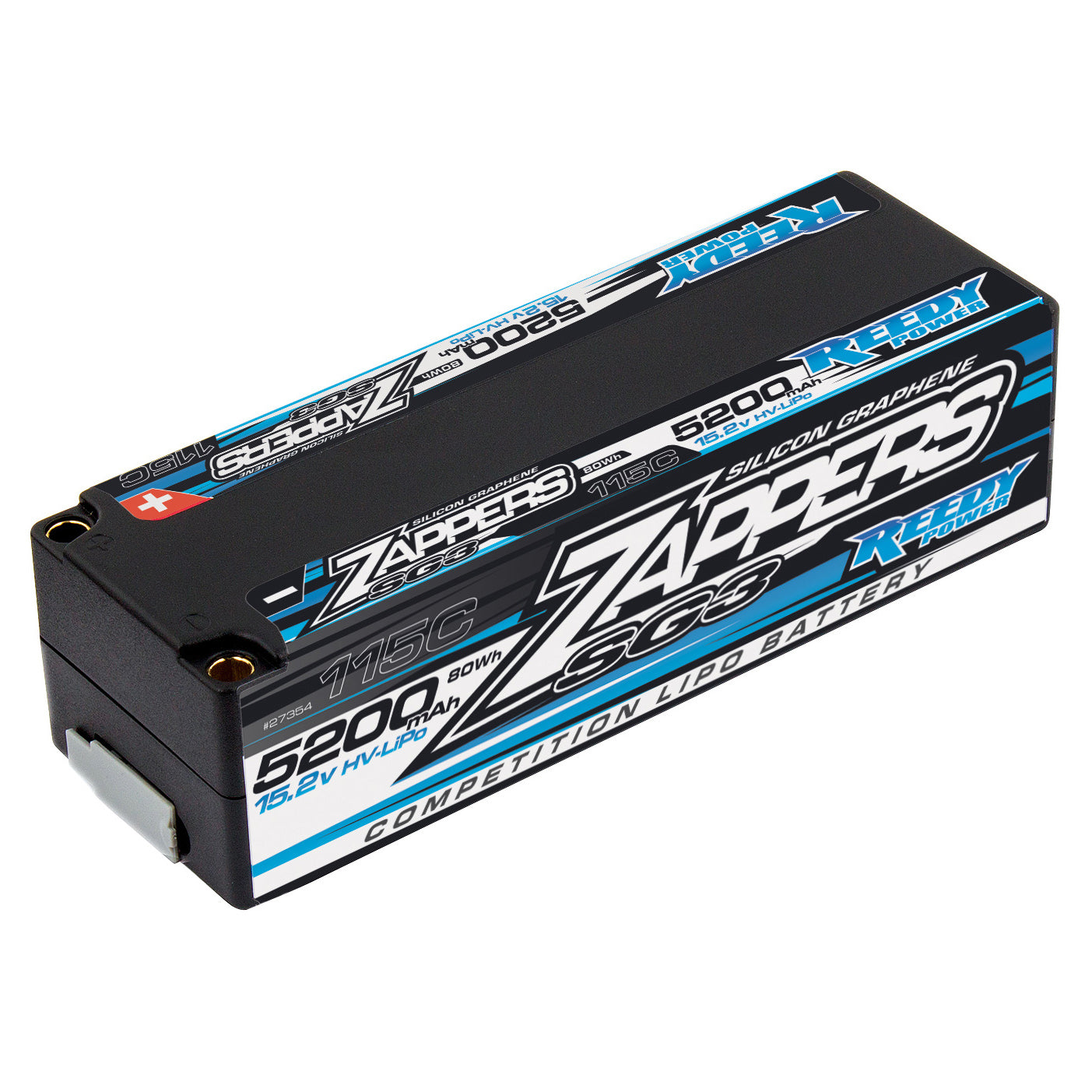 ASC27354 27354 Zappers SG3 4S 15.2V LiPo Battery, 115C 5200mAh