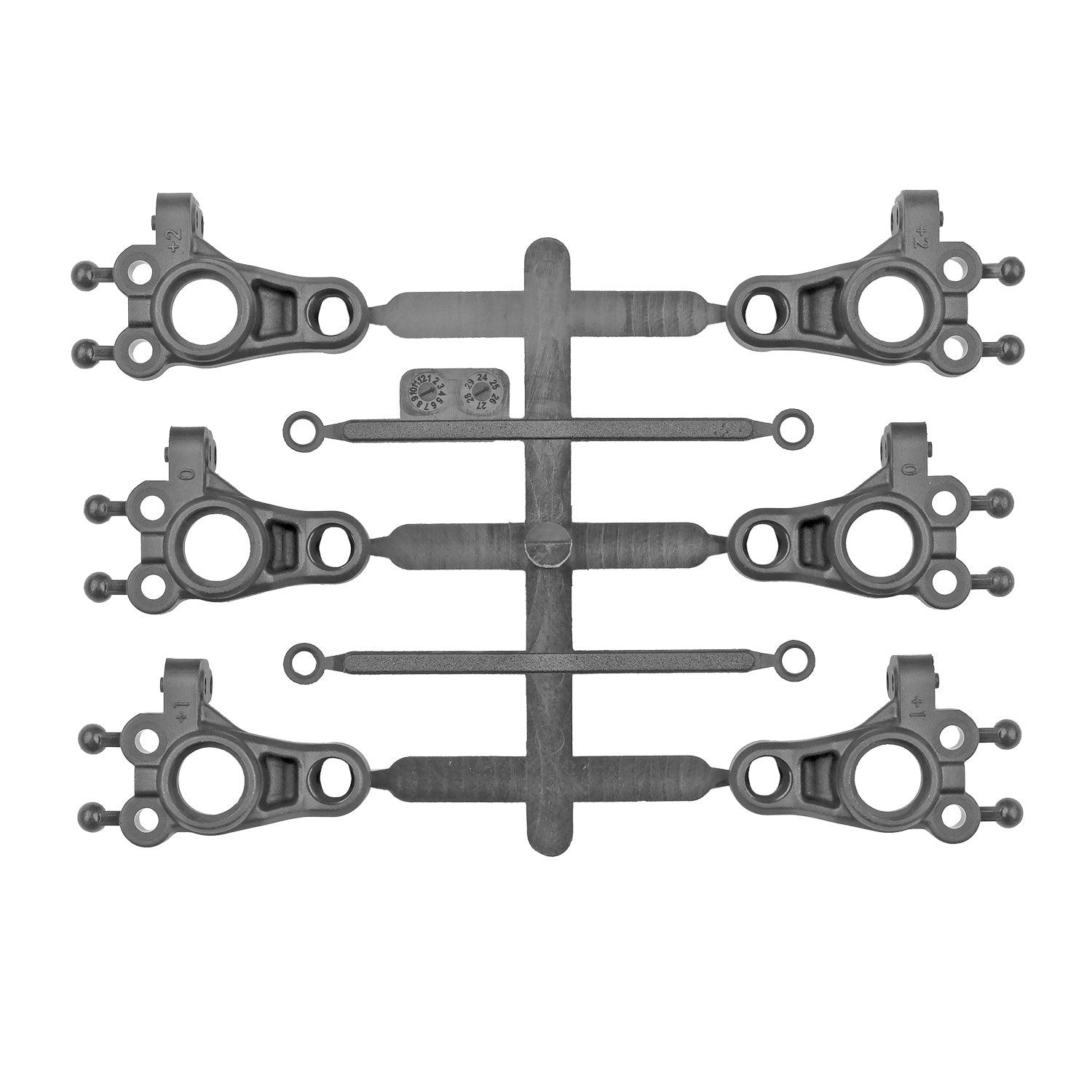 ASC32065 32065 RC10 TC8 Factory Team Carbon Steering Block Set