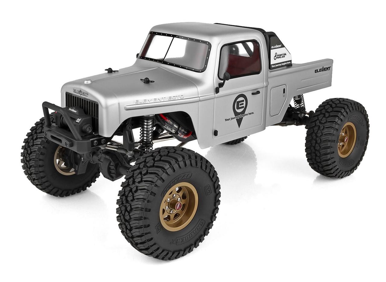 ASC40130 40130 Enduro Ecto Portal 1/10 4X4 Crawler RTR, Gray