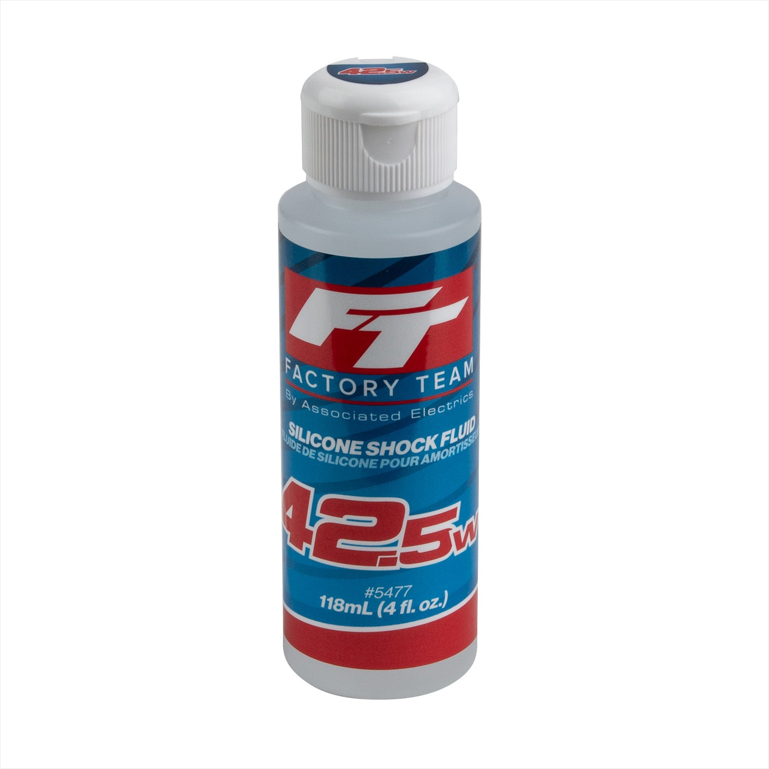 ASC5477 5477 Factory Team Silicone Shock Fluid, 4oz, 42.5wt (538 cSt)