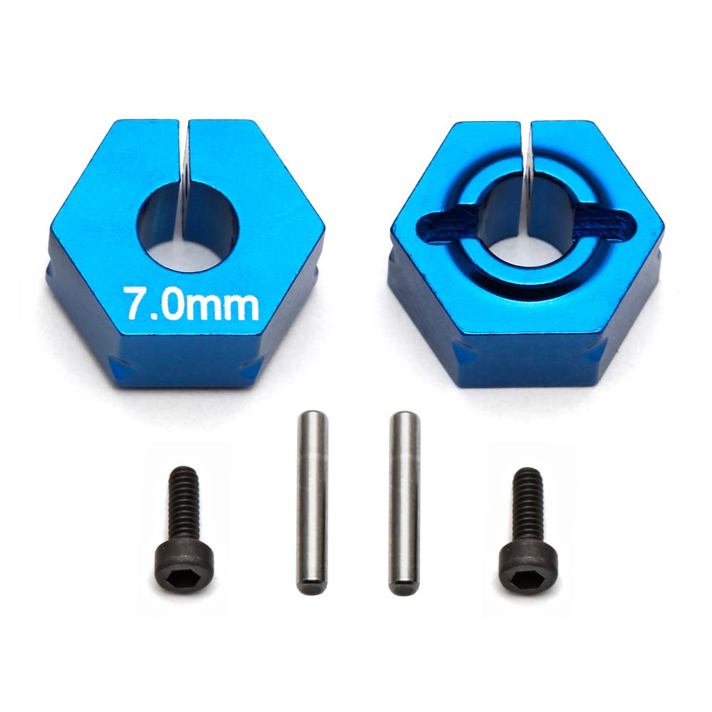 ASC91610 91610 Factory Team Clamping Wheel Hexes, 7.0mm