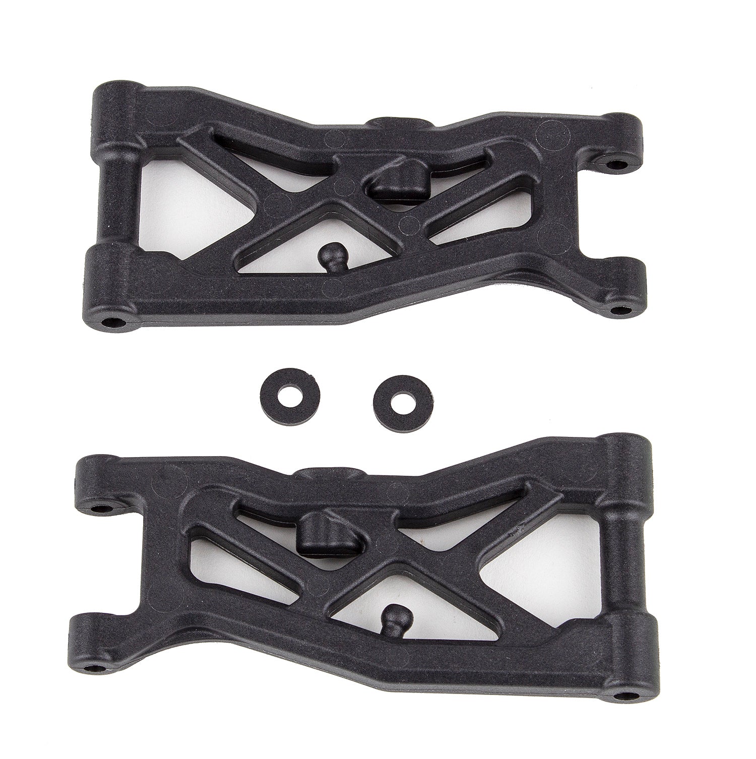 ASC92328 92328 RC10B74.2 FT Front Suspension Arms, Gull Wing, Carbon