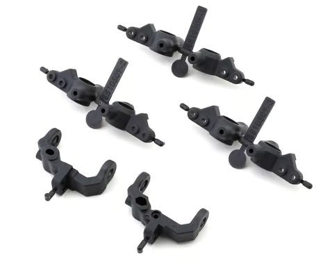 ASC92415 92415 RC10B7 FT Caster and Steering Blocks, Carbon