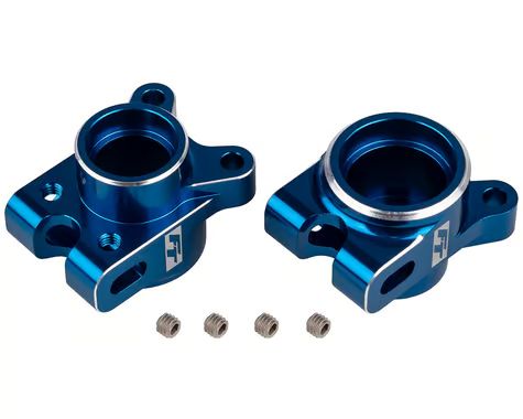 ASC92471 92471 RC10B7 FT Rear Hub Set, Blue