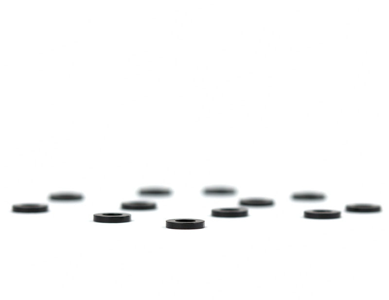 AVDAV10075-100 AV10075-100 Aluminum Ball Stud Washers, Black, 1.0mm (12)