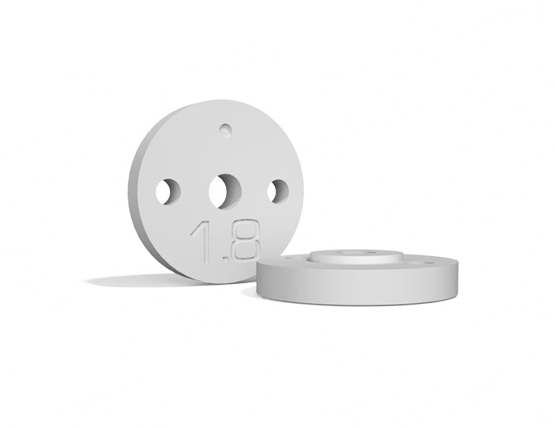 AVDAV10106-2X1.8 AV10106-2X1.8 Machined 13mm Shock Pistons, 2mm Thick, 2x1.8 (2)