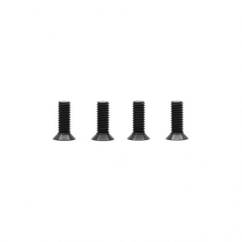 AWEST212-8 ST212-8 Low Head Flathead Screw for Steel Chassis, M3x8mm (4)