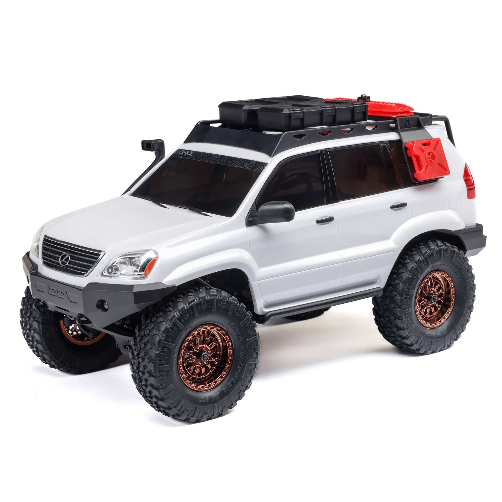 AXI-1532T1 AXI-1532T1 SCX24 Lexus GX470 1/24 4WD Crawler RTR Combo, White