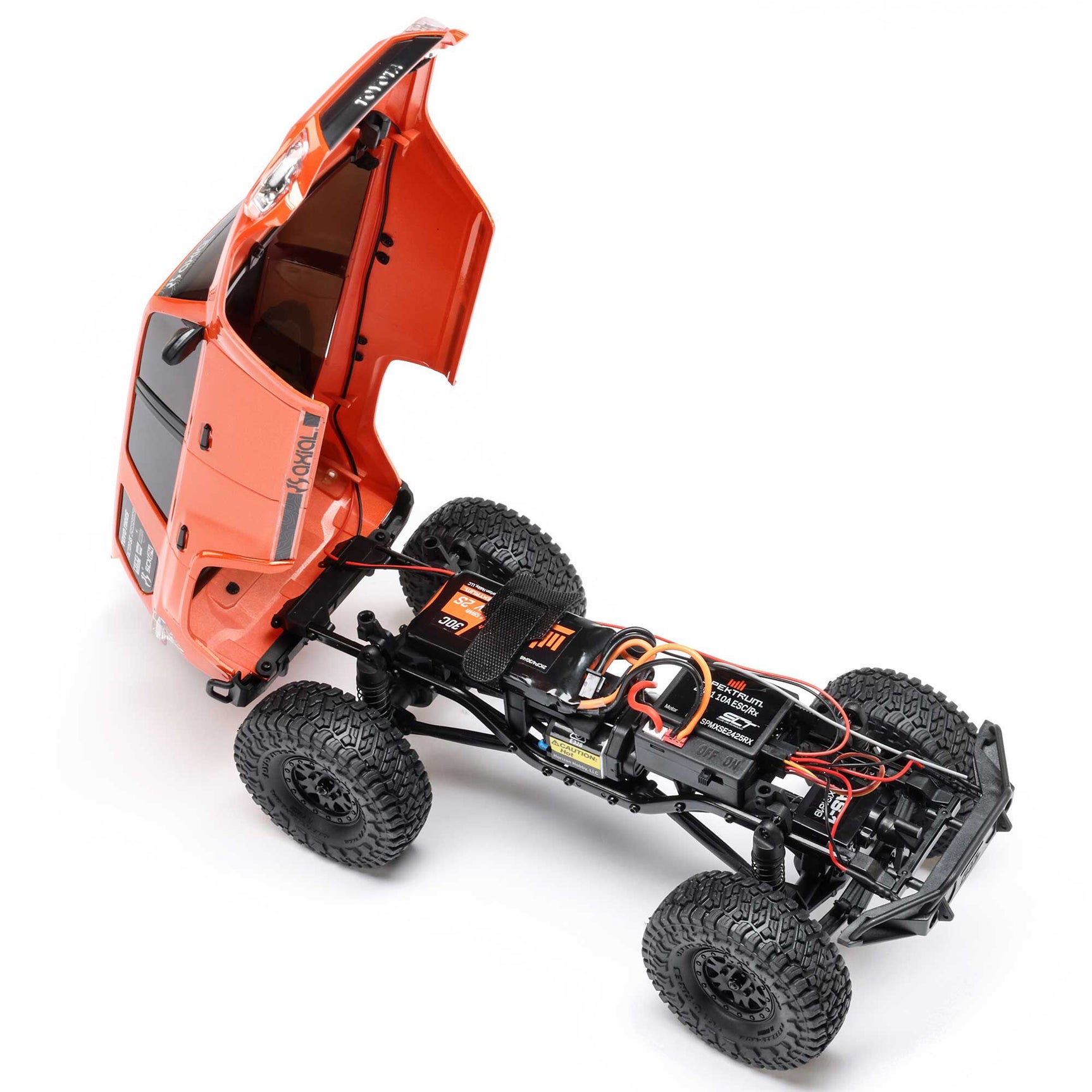 SCX24 Toyota 4Runner 1/24 4X4 Crawler RTR Combo, Orange