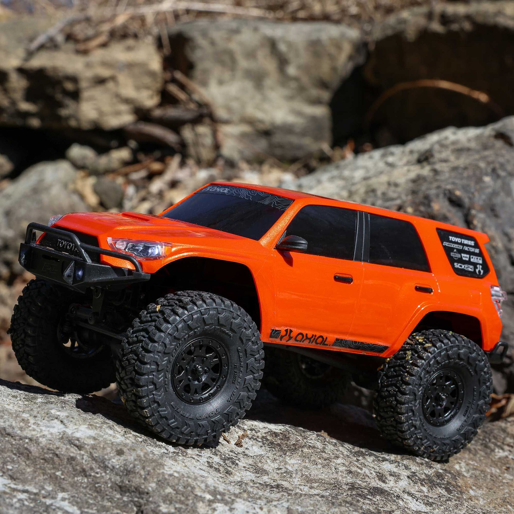 SCX24 Toyota 4Runner 1/24 4X4 Crawler RTR Combo, Orange