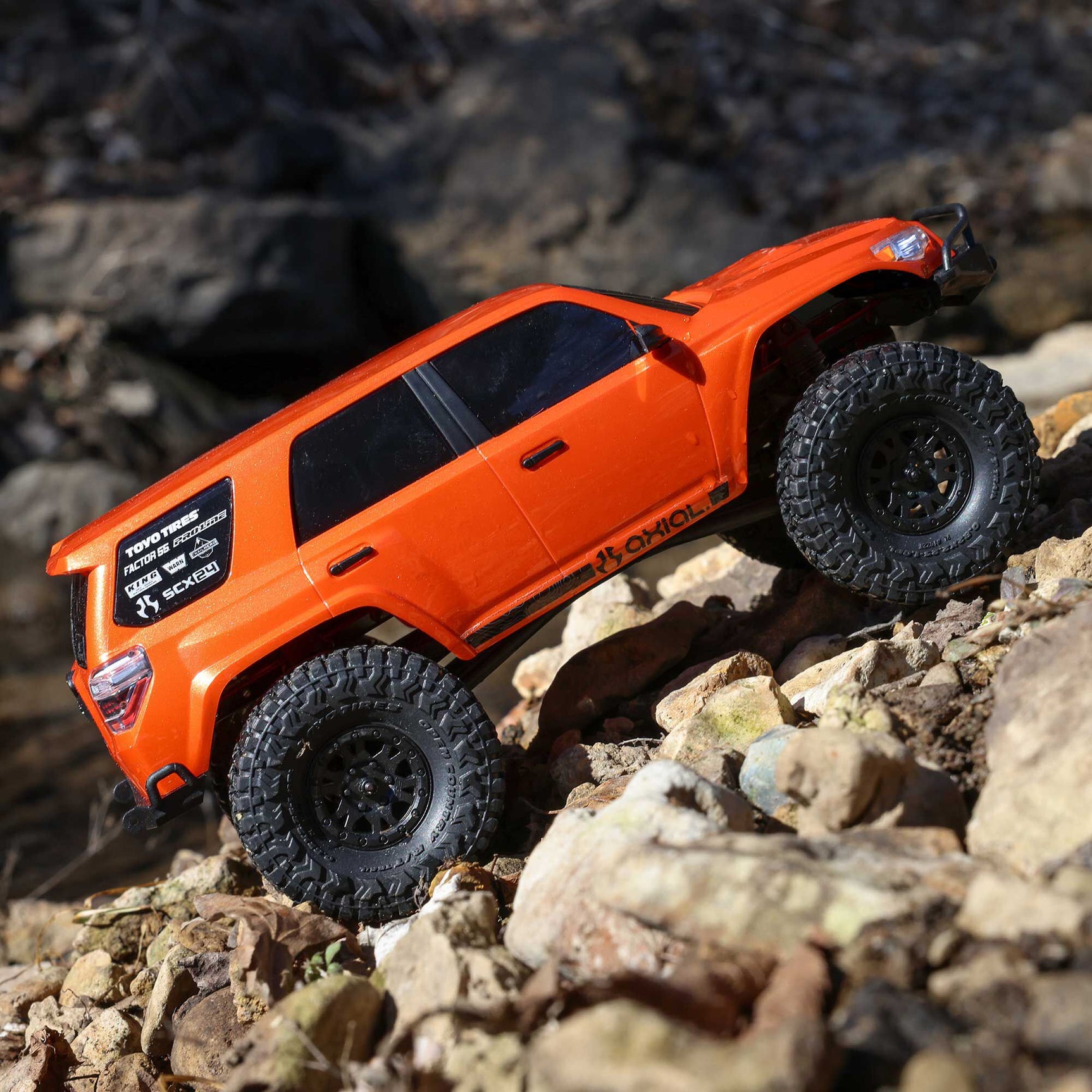 SCX24 Toyota 4Runner 1/24 4X4 Crawler RTR Combo, Orange