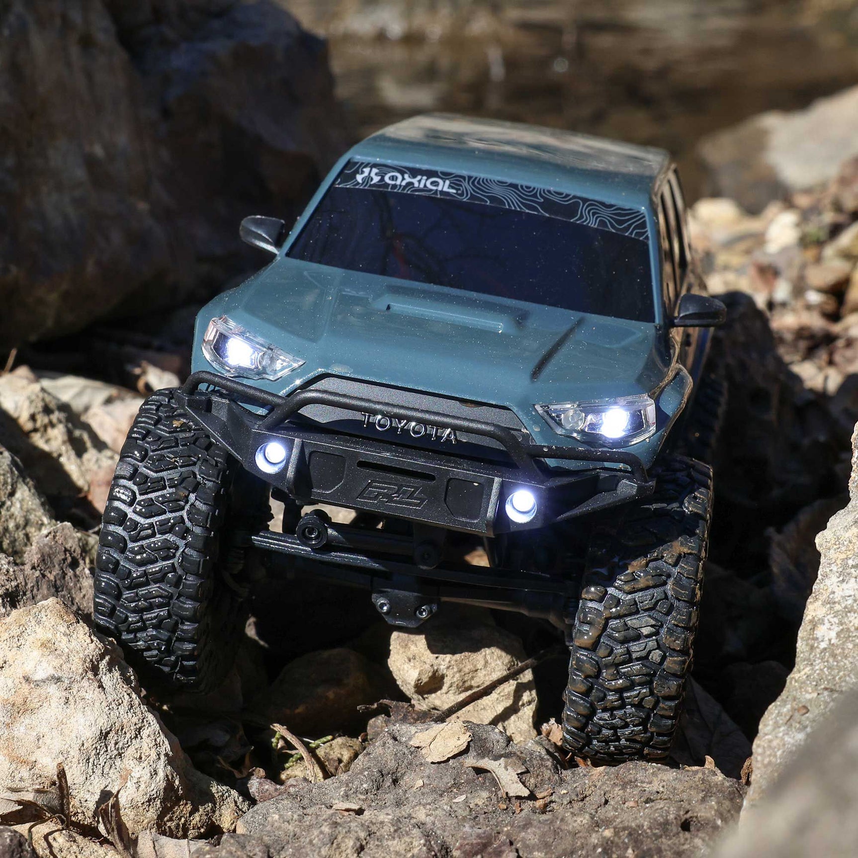 SCX24 Toyota 4Runner 1/24 4X4 Crawler RTR Combo, Gray