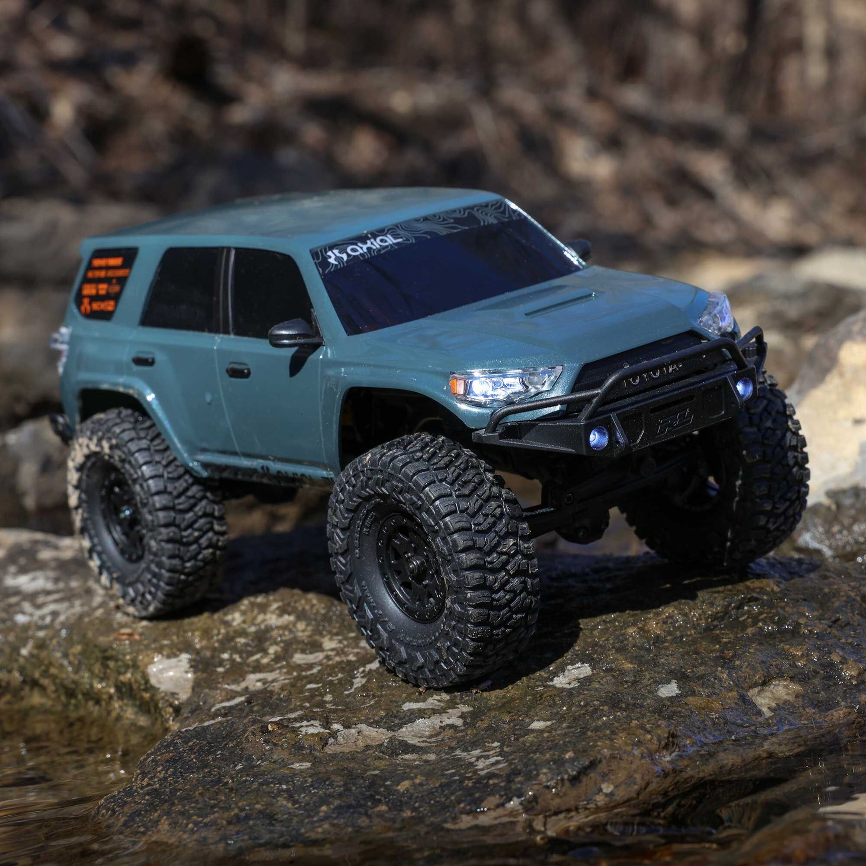 SCX24 Toyota 4Runner 1/24 4X4 Crawler RTR Combo, Gray