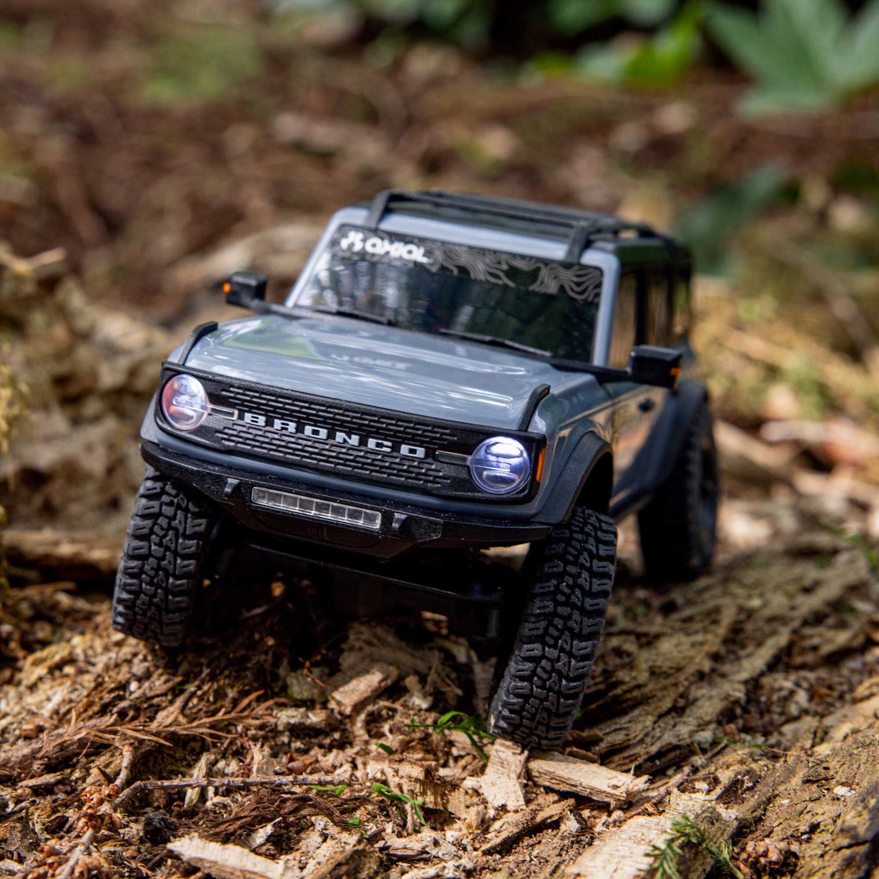SCX30 Ford Bronco 1/30 4X4 Crawler RTR Combo, Gray