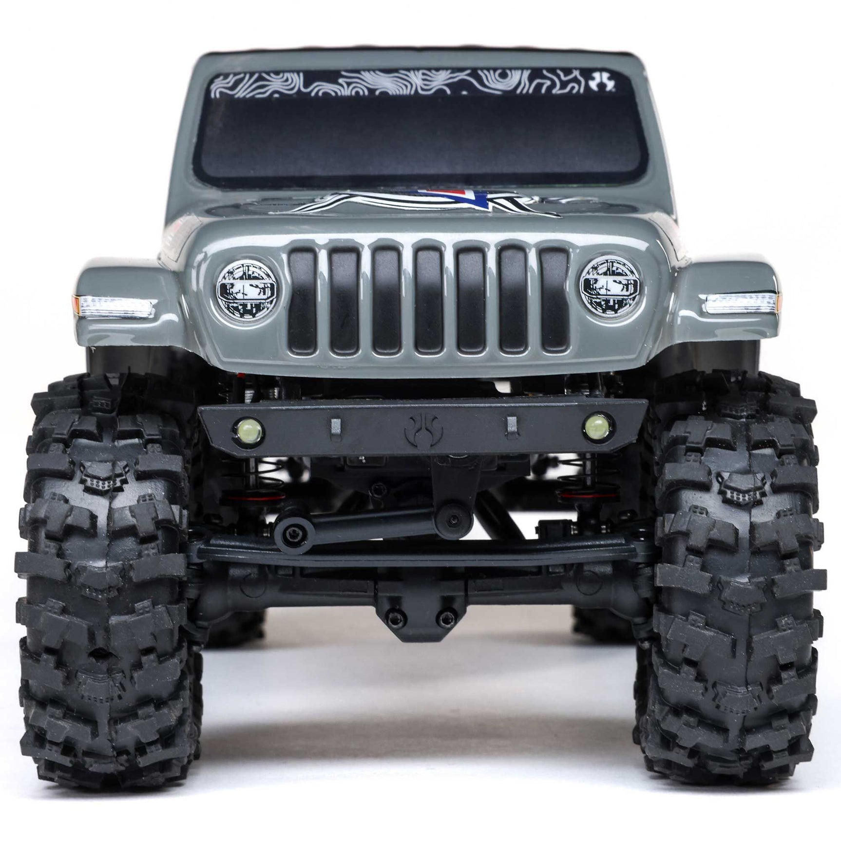 SCX24 Summit Racing Jeep Gladiator 1/24 4X4 Crawler RTR Combo, Gray