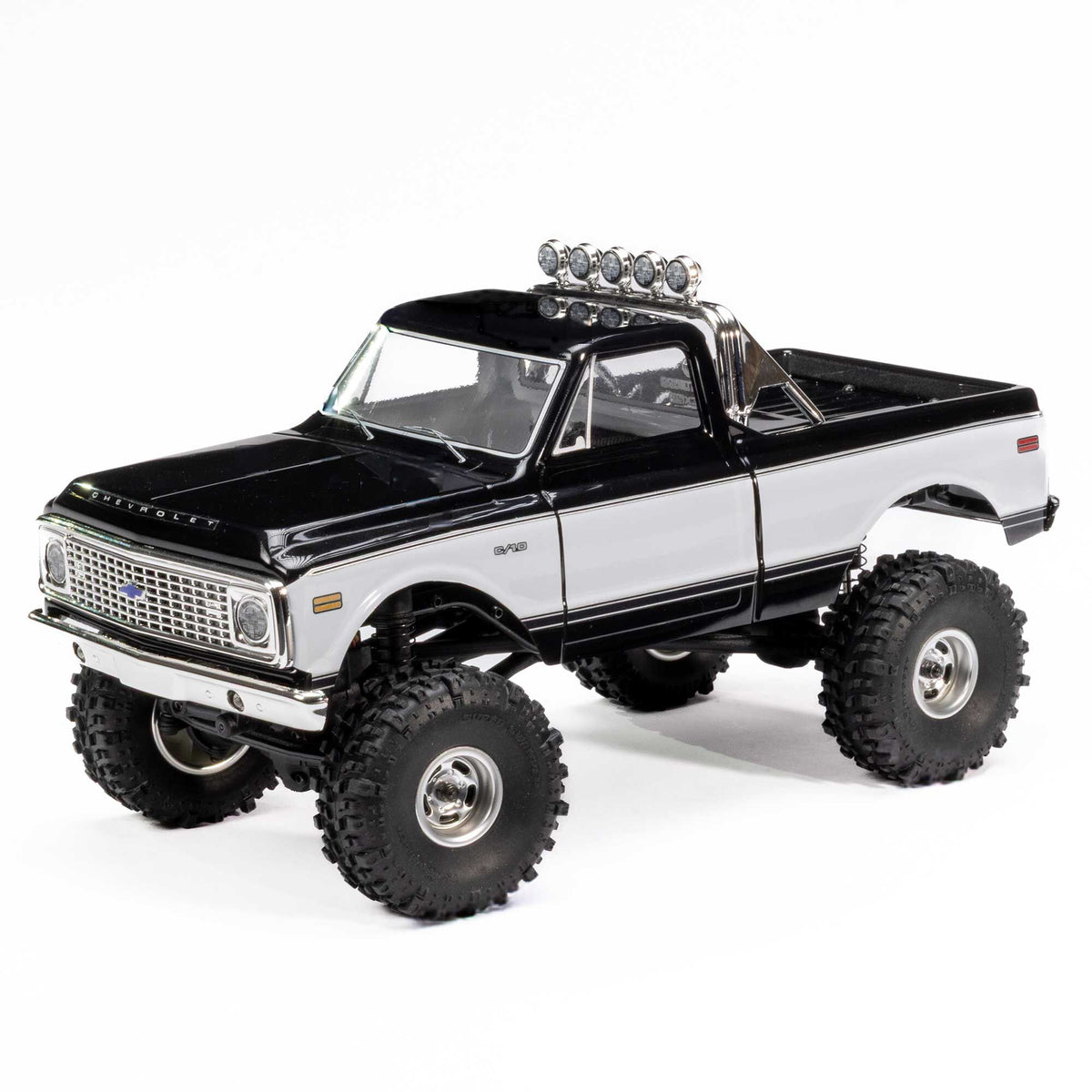 SCX24 1967-1972 Chevrolet C10 1/24 4X4 Crawler RTR Combo, Black