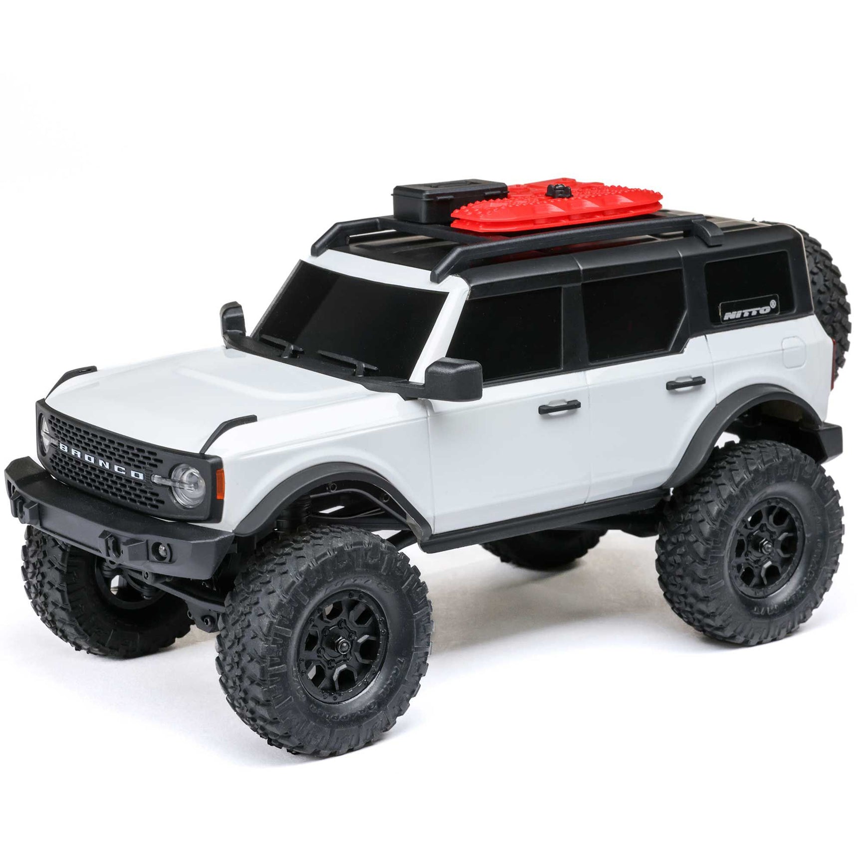 AXI00006V2T4 AXI00006V2T4 SCX24 Ford Bronco 4X4 1/24 Crawler RTR Combo, White
